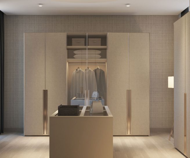 Custom walk in closet Oman project 1