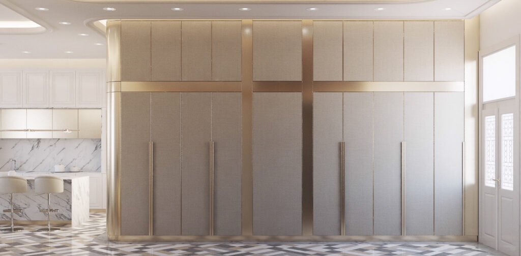 Metallica collection metal frame wardrobe