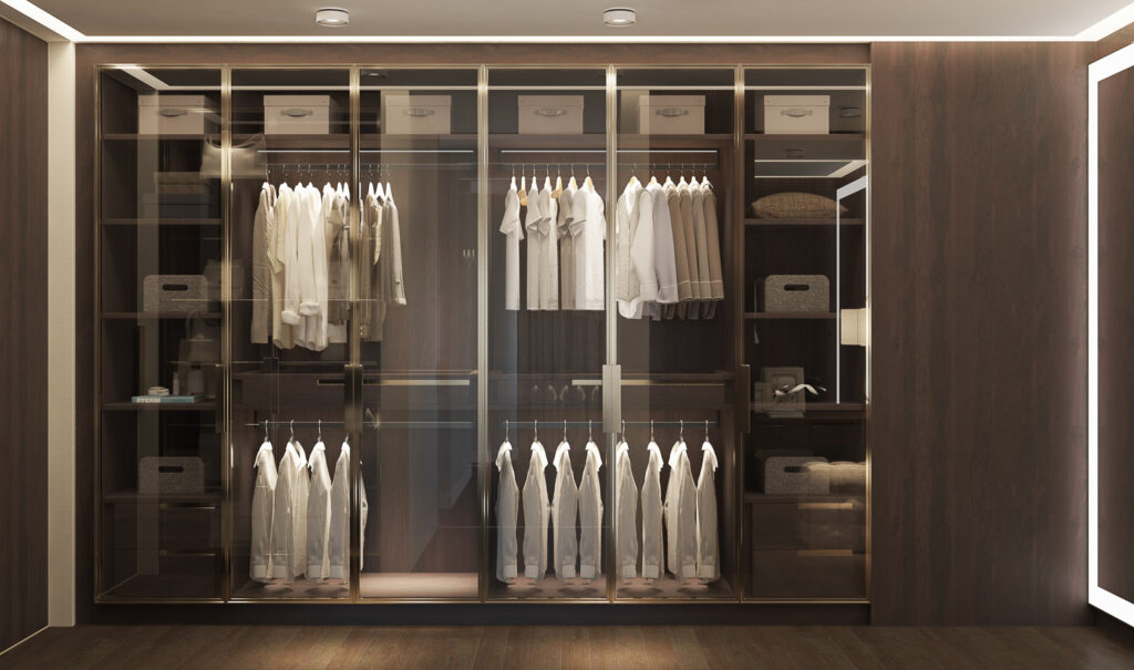 Metallica collection metal frame wardrobe
